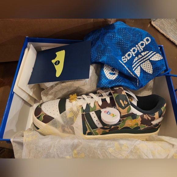 adidas | Shoes | Bape Adidas Forum 84 3th Anniversary Green Camo | Poshmark